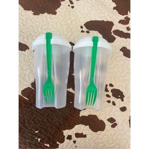 Two Salad Containers